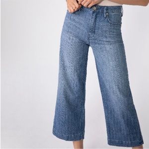 Unpublished Greta Crop Wide Leg jean